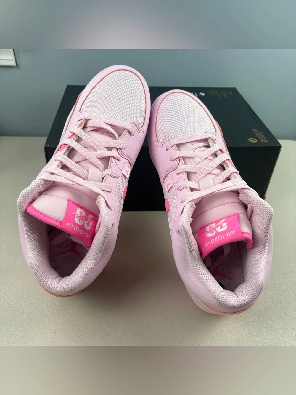 Nike Air Jordan Stadium 90 Football Cleats Pink Foam HQ0210-600 Men’s Size 9.5